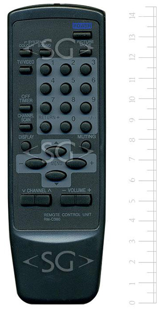 Пульт дистанционного управления для JVC RM-C360 чёрный